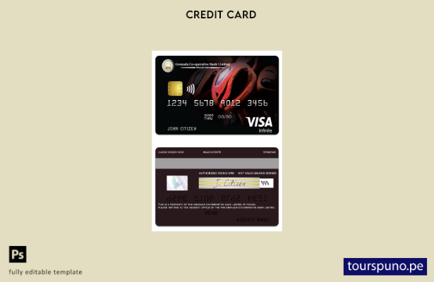 lista para imprimir plantilla de tarjeta de crédito infinita de visa limitada de